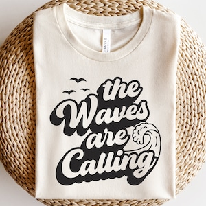 The Waves are calling svg, Beach vacation shirt svg, Surf summer svg, Ocean waves svg, Summer vibes svg, Beach life svg, Salty soul svg