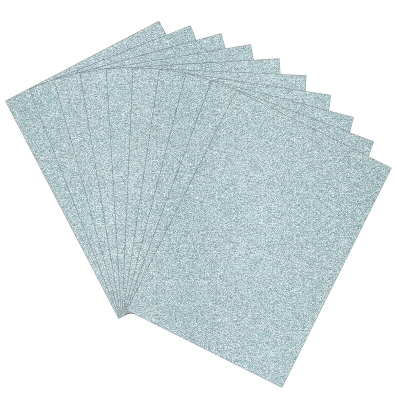 Non-Shed Glitter Card 350GSM Craft Sheets for Cricut Card making and scrapbooking DIY Projects A4 Premium Glitter Card Scrapbooking Crafts 画像 12