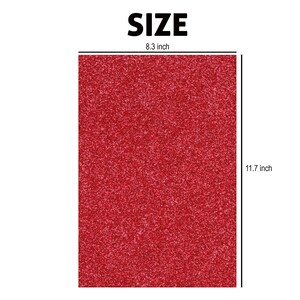 Non-Shed Glitter Card 350GSM Craft Sheets for Cricut Card making and scrapbooking DIY Projects A4 Premium Glitter Card Scrapbooking Crafts 画像 3
