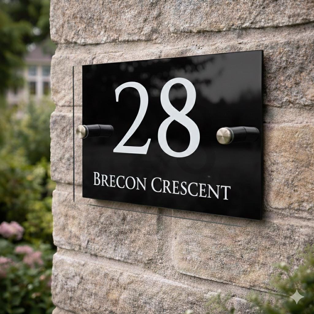 House Sign Stand - Etsy UK