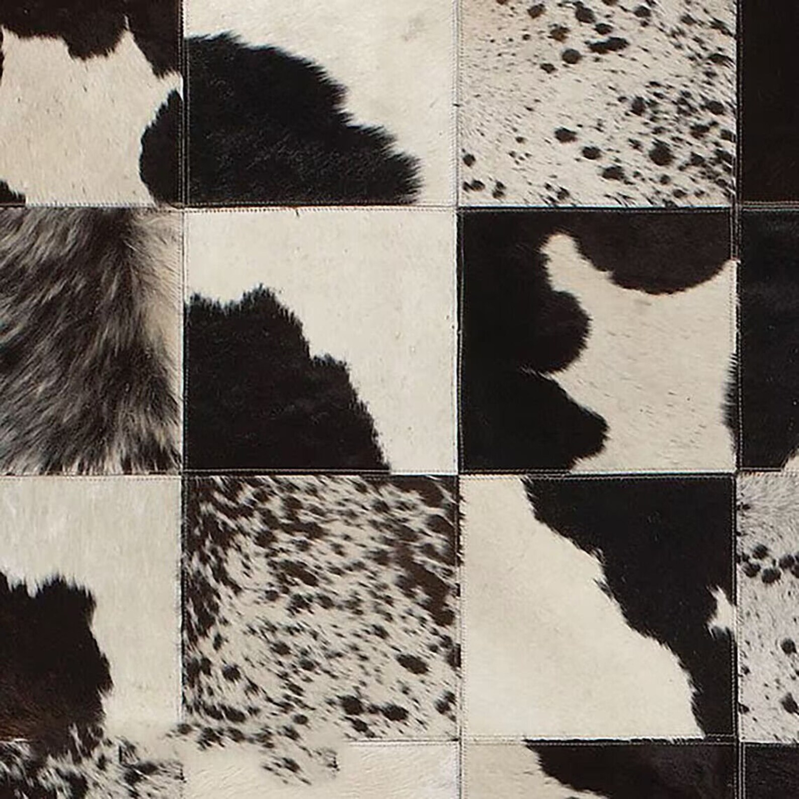 Natural Cowhide Patchwork Rug | Handmade Cowhide Carpet | Home Décor ...