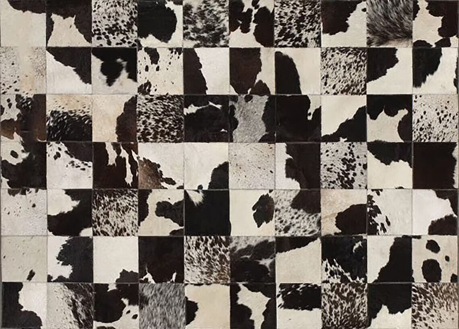 Natural Cowhide Patchwork Rug | Handmade Cowhide Carpet | Home Décor ...