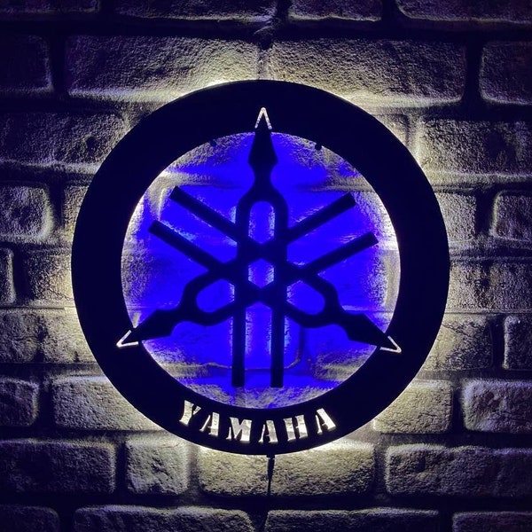 Yamaha Led Sign , Chrıstmas Gıft ,  Lighted Wall Decor Sign , Yamaha Wall Art , Yamaha Motorcycles Led Sign , Christmas Gift , Christmas
