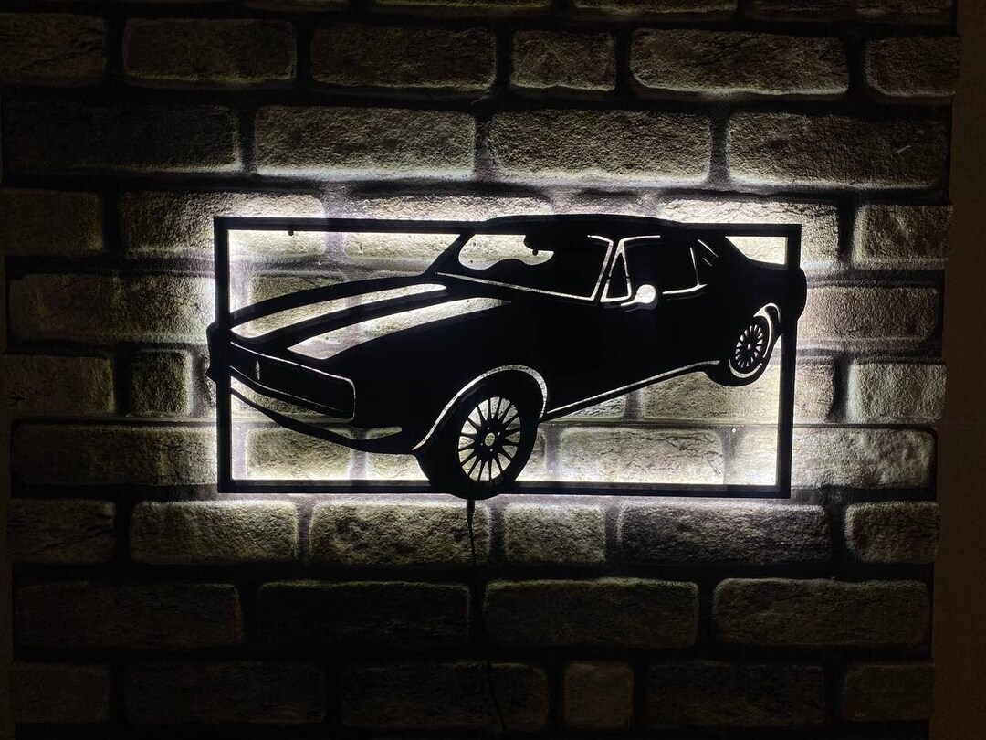Dodge Challenger Led Sign , American Car , Dodge Challenger Wall Decor ...