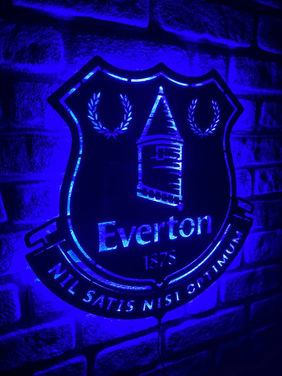 Everton Football Club Led Sign Everton Wall Art Everton Etsy UK