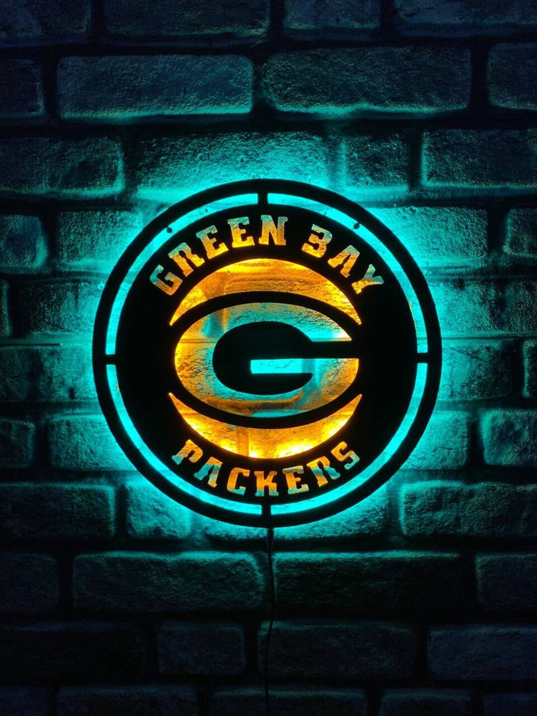 Green Bay G Packers Led Sign , Green Bay G Packers Lighted Wall Decor , Lighted Sign , Man Cave
