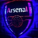 Arsenal Football Club Led Sign, Arsenal Wall Decor, Football Gift ...