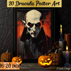Dracula vintage movie poster, Dracula wall art, Home decor, Digital download