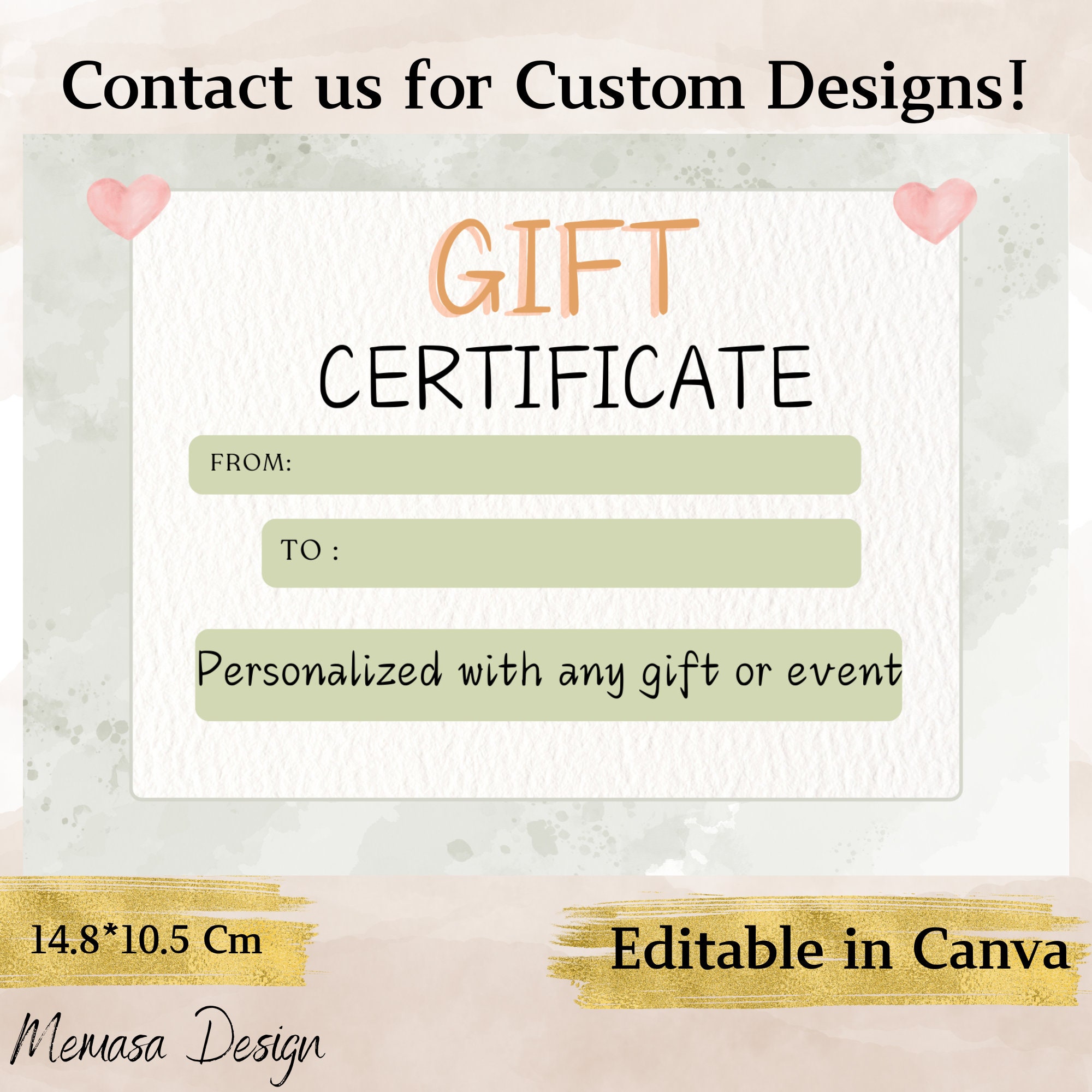 GIFT CERTIFICATE CARD main image 1