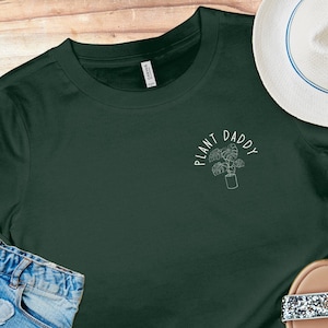 Plant Dad Shirt, Plant Daddy, Pocket Plant Shirt For Men Plant Gift, Plant Lover Gift, Plant Lover, Houseplant,Monstera Leaf Plant Daddy Tee