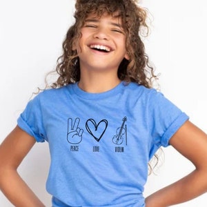 Kids Violin Tshirt, Violin Gift, Violinist Shirt, Violinist Gift, Violin Teacher Shirt, Violin Player Shirt, Violinist T-Shirt, orchestra