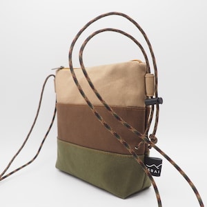 Clutch | Abendtasche | Handtasche | Umhängetasche | Leinen | Canvas | Nachhaltig | Paracord | Handgemacht | Nachhaltig