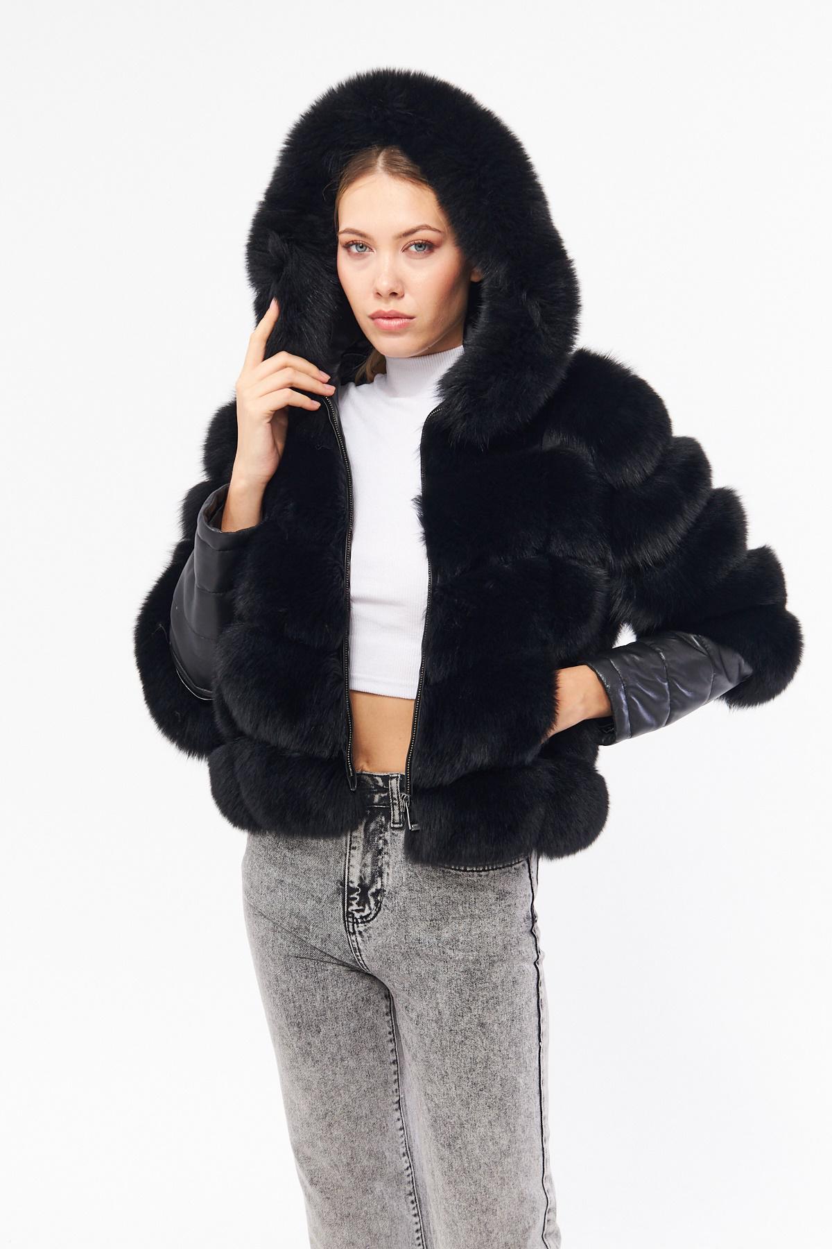 Women's Luxury Fox Fur Coat