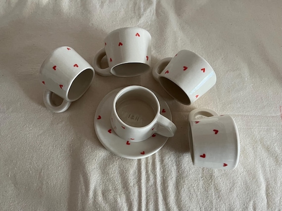 Personalized Ceramic Espresso Cup, Custom Coffee Gift, Handmade Stoneware, 3oz/4oz