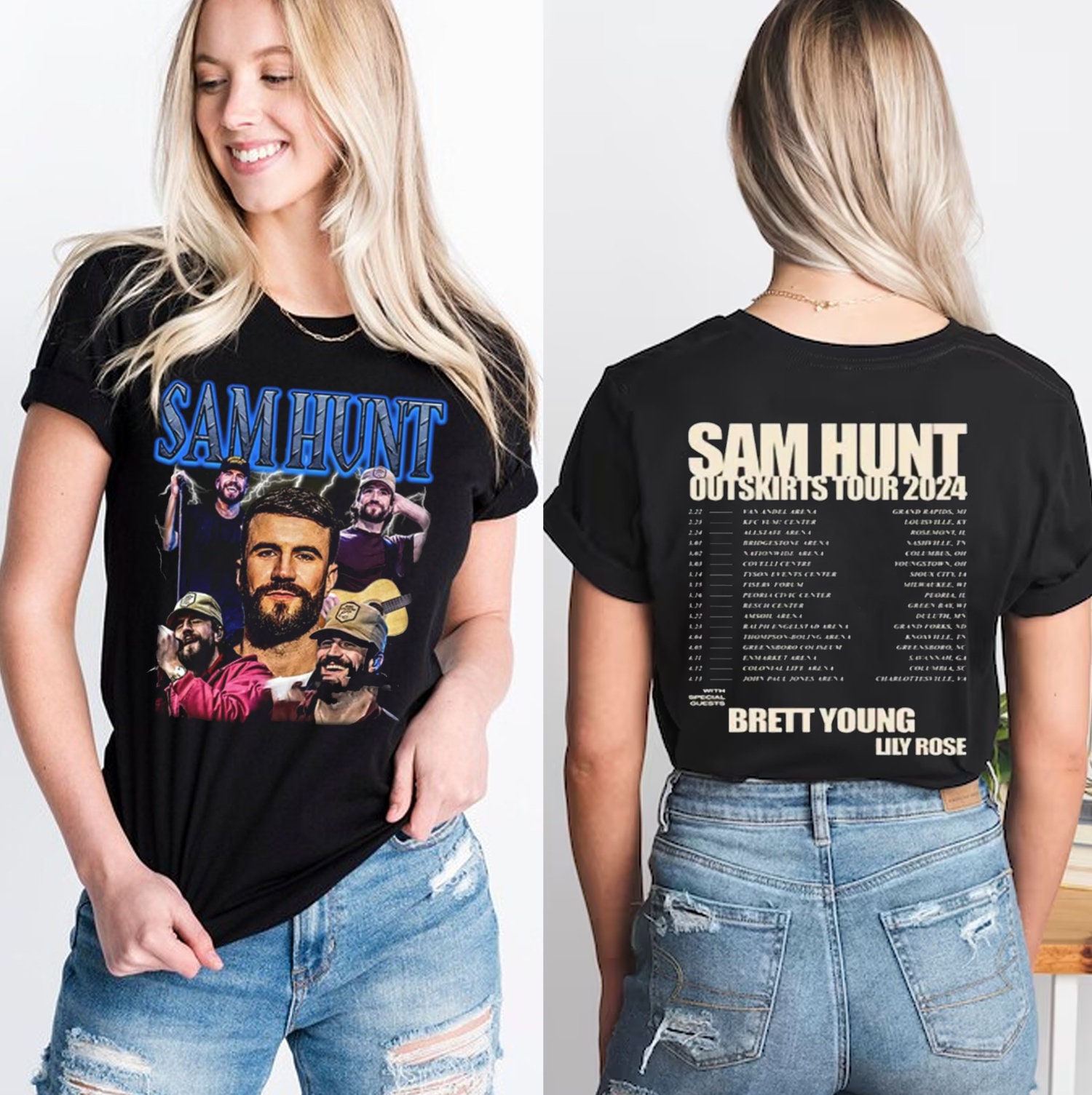 2024 Sam Hunt Outskirts Tour Shirt, Sam Hunt 2024 Concert Shirt