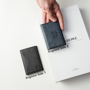 Magsafe Card Wallet. Magsafe Magnetic Wallet Leather Gifts For Men image 3