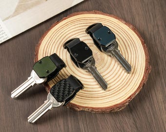 Carbon Fiber  Keychain key holder  Key Organizer Bundles for men gift