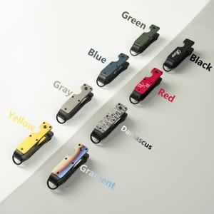 Personalisierte Metall Schlüsselbund Halter | Schlüssel Organizer Minimalist Schlüsselanhänger Schlüsseletui