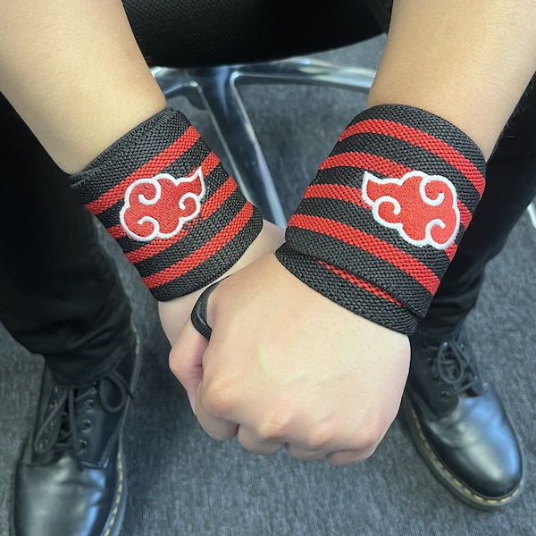 Anime Wrist Wraps | Weightlifting, Crossfit & Gym | Anime Themed gym wraps