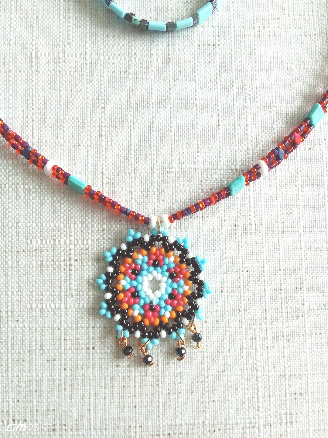 Handmade Japanese Bead Necklace and Tila Bracelet Set – Colorful