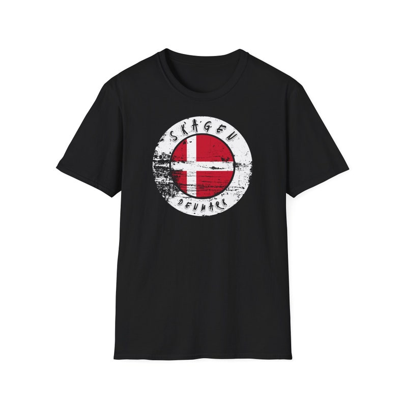Skagen Denmark Vintage Flag Unisex Softstyle T-shirt - Etsy