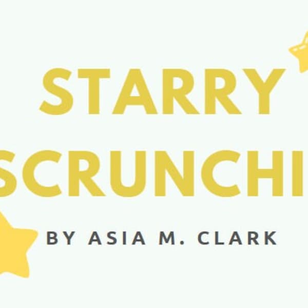 Starry Scrunchie PATTERN ONLY