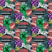 Creeper Seamless, Minecraft Digital Paper, Minecraft Seamless File ...