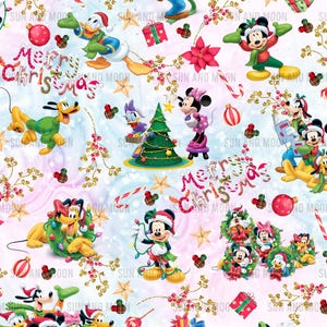 Freunde Weihnachten nahtlose Muster, Weihnachten digitales Papier, Weihnachten nahtlose Muster, Cartoon nahtlose Muster, Weihnachten Tumbler Wrap