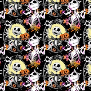 Halloween Digital Papier, Halloween Muster, Cartoon Muster, Halloween Tumbler, Spooky Seamless, Halloween Sublimation