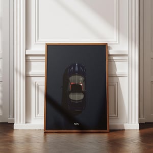 Honda NSX Wall Art | JDM Poster | Industrial Decor | Car Illustration Print | Premium Matte Finish | Gift for Car Enthusiast