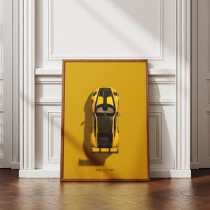 Porsche 911 GT3 RS Premium Poster | Supercars Wall Art | Car Illustration Print | Portrait | 30x40cm/50x70cm | Matte Finish