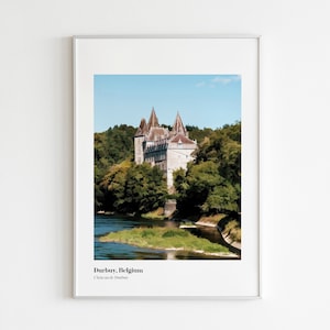 Durbuy Belgium Travel Poster, Durbuy Belgium Wall Art, Durbuy Belgium Travel Print, Durbuy Belgium Wall Decor, Durbuy Belgium Poster Print