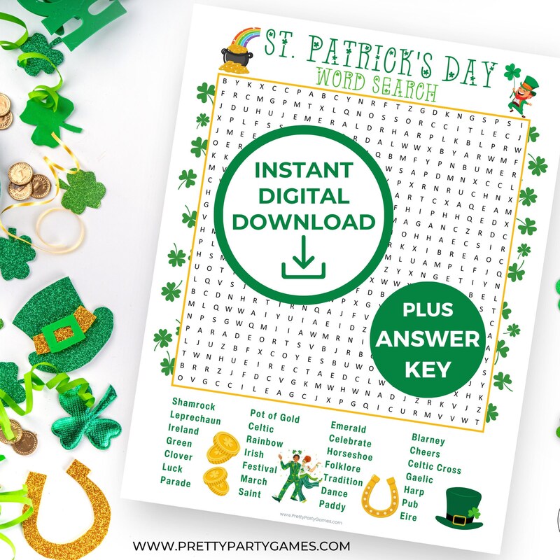 st paddys day games for seniors