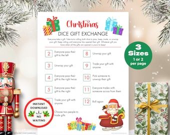 Jeu Échange - De Noël Pour Chaussettes Et Échange Cadeaux | Jeu Saisonnier Pour , Adultes, Familles | Activités De Fête Et De Divertissement