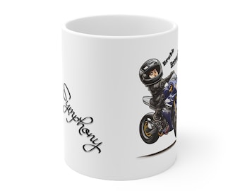 Taza de motociclistas - Taza sinfónica de motociclistas - Una taza de motocicleta divertida para cualquier motociclista - Regalos de motocicleta - Taza de motocicleta Regalo de motociclista - Taza de moto