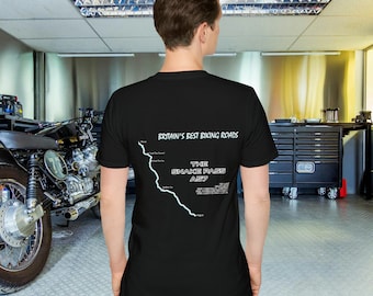 La camiseta de motocicleta Snake Pass A57: ¡el mejor regalo para moteros y una camiseta elegante para los entusiastas de las motos! Equipo de camiseta, camiseta de motocicleta