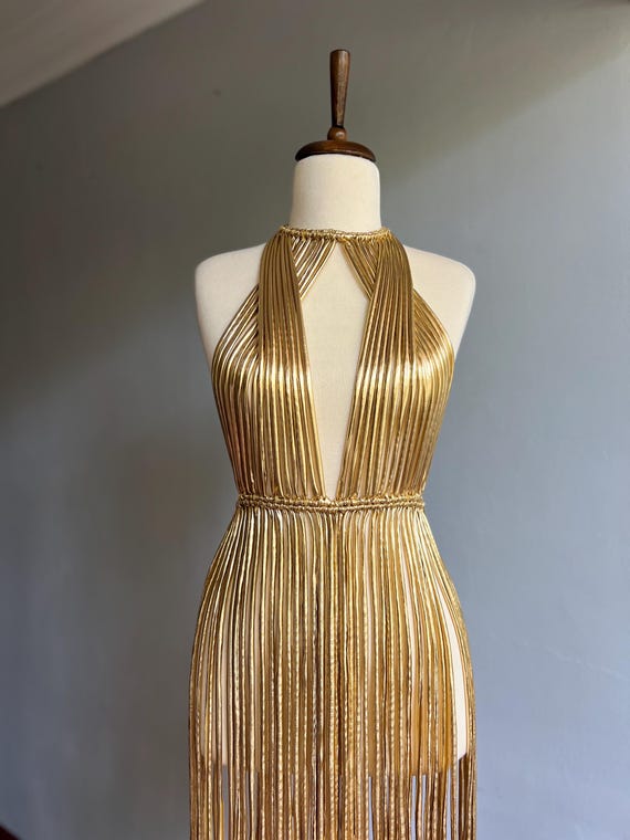 Gold Dress, Greek Goddess Dress, Metallic Festival Dress, Rave Outfit, Macrame Dress, Fringe Dress, Gold Photoshoot Dress, Stage Costume - Etsy Canada Gold Dress, Greek Goddess Dress, Metallic Festival Dress, Rave Outfit, Macrame Dress, Fringe Dress, Gold Photoshoot Dress, Stage Costume - Etsy Canada