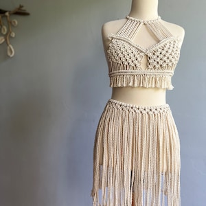 Macrame dress, Festival clothing,macrame sets , bohemian beach dress, boho hippie festival dress, woodland dress