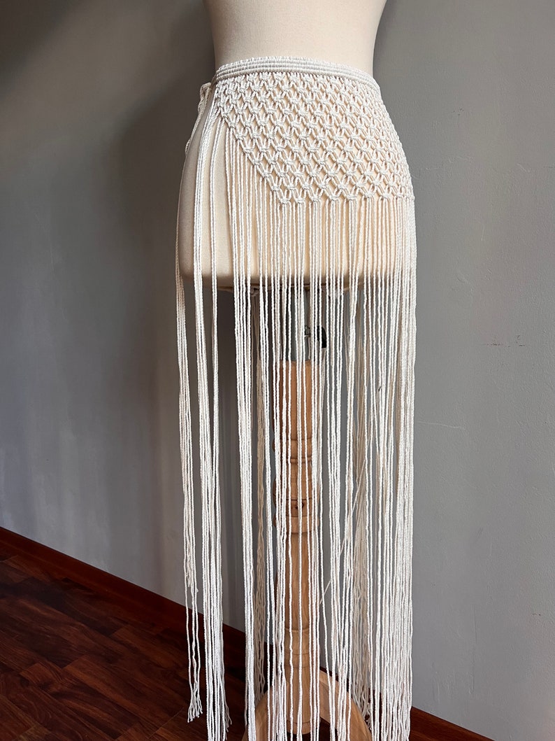 MINI MACRAME TIE SKIRT main image 0