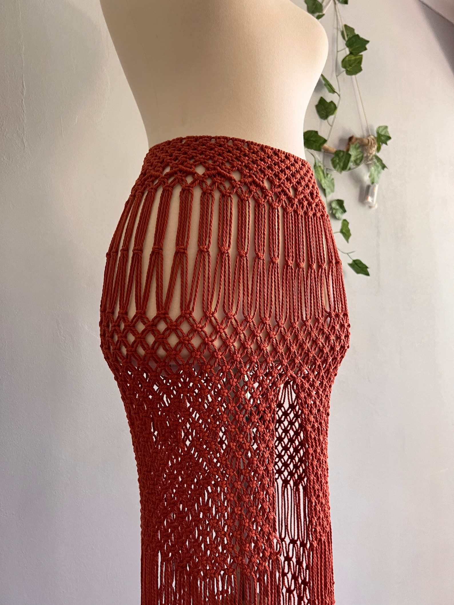 Trikini macrame and skirt set main image 0