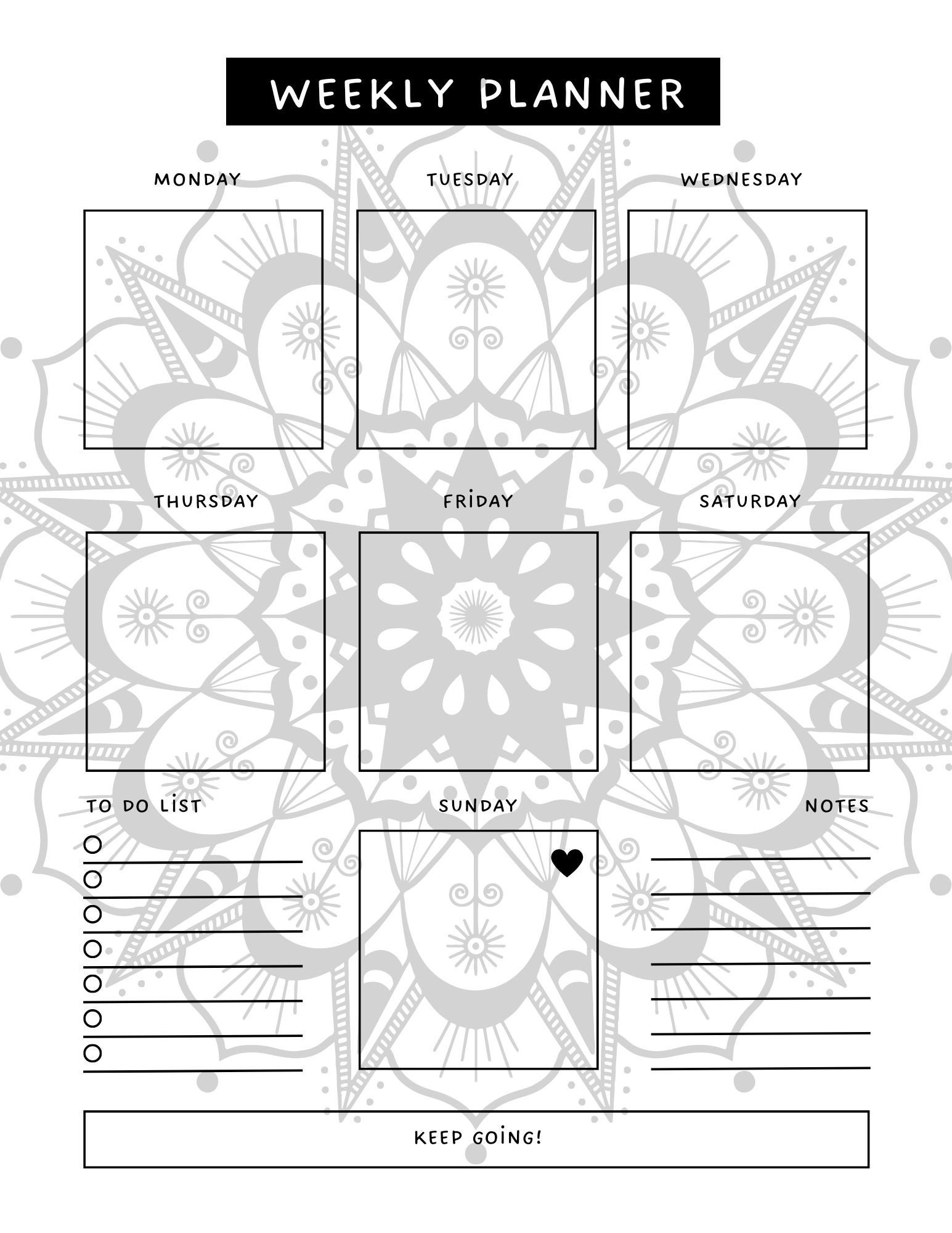 Digital Diary / Journal Printable / Digital Download / Undated Etsy