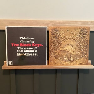 Handmade Vinyl Record Display - Double