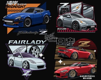 JDM TShirt Design PNG, Grafica di automobili, File digitale TShirt, Design di abbigliamento, Sublimazione urbana, SVG, Auto vettoriale