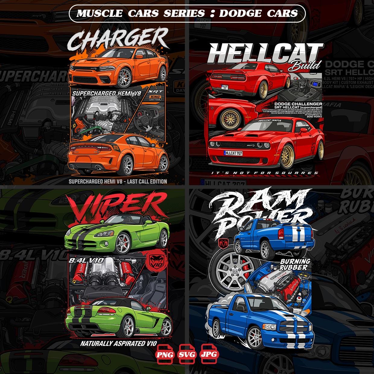 Dodge challenger shirt - Etsy 日本