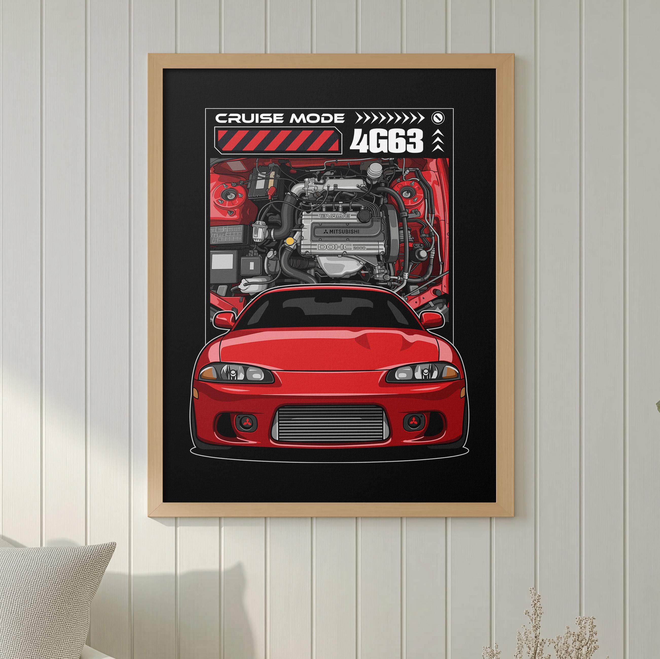 Engine Bay Graphics JDM Car Illustration Pack | Drift Car SVG PNG | Engine Bay Graphics ...