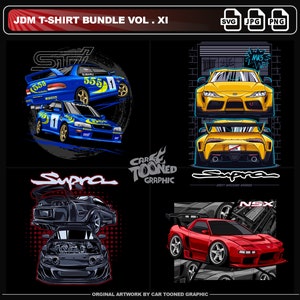 JDM TShirt Design PNG, Cars Graphic, TShirt Digital File, Clothing Design, Urban Sublimation, DTG, Vector Car