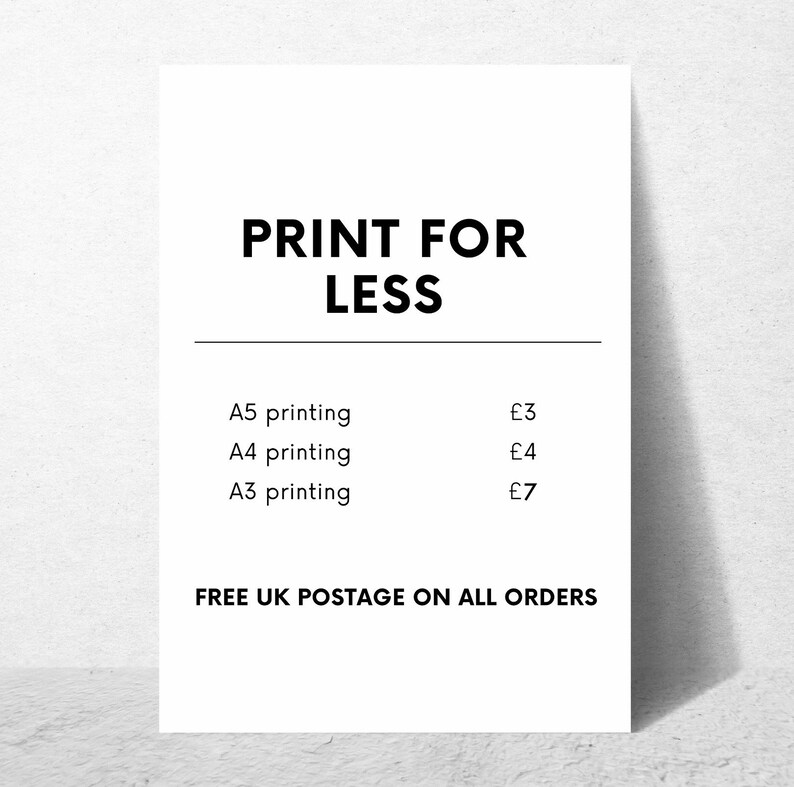 Printing Service / A5, A4, A3, Gloss/semigloss / Professional
