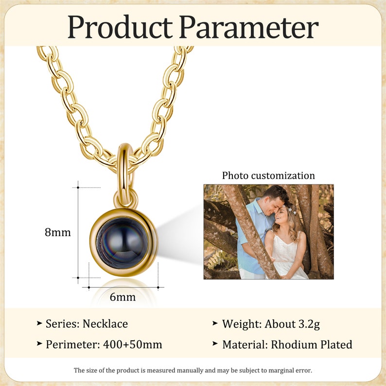 Collier personnalisé avec projection de photos, image à l'intérieur du pendentif, cadeau à la commémoration, cadeaux pour maman, cadeaux pour la fête des mères, collier pour maman, cadeau pour meilleure amie image 5