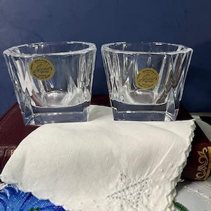 Cristal D&#39;Arques France 24% lead Crystal Whiskey Glasses