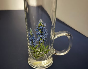 Texas Bluebonnet Jigger/shot Glass